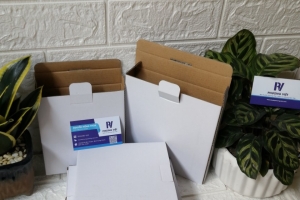 Hộp giấy carton sóng E nâu giá tốt